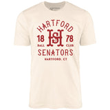 Hartford Senators - Connecticut - Vintage Defunct Baseball Teams - Unisex T-Shirt