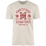 Hartford Senators - Connecticut - Vintage Defunct Baseball Teams - Unisex T-Shirt