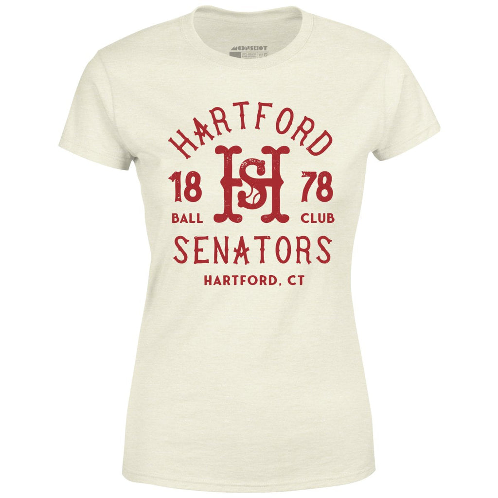 Hartford Senators - Connecticut - Vintage Defunct Baseball Teams - Women's T-Shirt