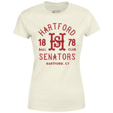 Hartford Senators - Connecticut - Vintage Defunct Baseball Teams - Women's T-Shirt