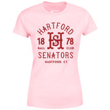 Hartford Senators - Connecticut - Vintage Defunct Baseball Teams - Women's T-Shirt