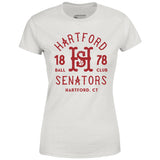 Hartford Senators - Connecticut - Vintage Defunct Baseball Teams - Women's T-Shirt