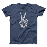 Peace Skeleton Hand Men/Unisex T-Shirt