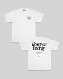 Heavy On Energy White Tee