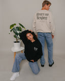 Heavy On Respect Crewneck Khaki Sweatshirt V2