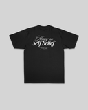 Heavy On Self Belief Black Tee