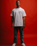 Heavy On Self Belief White Tee