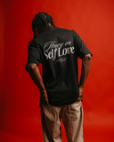 Heavy On Self Love Black Tee