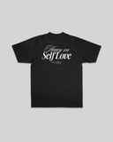 Heavy On Self Love Black Tee