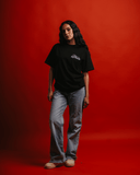 Heavy On Self Worth Black Tee