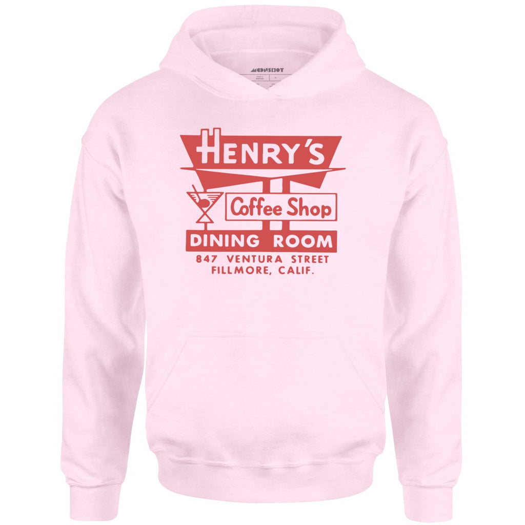Henry's - Fillmore, CA - Vintage Restaurant - Unisex Hoodie