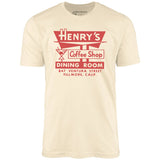 Henry's - Fillmore, CA - Vintage Restaurant - Unisex T-Shirt