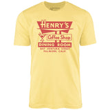 Henry's - Fillmore, CA - Vintage Restaurant - Unisex T-Shirt