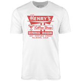 Henry's - Fillmore, CA - Vintage Restaurant - Unisex T-Shirt