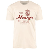 Henry's - Newport Beach, CA - Vintage Restaurant - Unisex T-Shirt