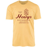 Henry's - Newport Beach, CA - Vintage Restaurant - Unisex T-Shirt
