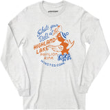Highland Lake Pavilion Rink - Winsted, CT - Vintage Roller Rink - Long Sleeve T-Shirt