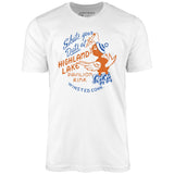 Highland Lake Pavilion Rink - Winsted, CT - Vintage Roller Rink - Unisex T-Shirt