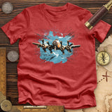 Airplane Flying Premium QualityTee