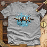 Airplane Flying Premium QualityTee
