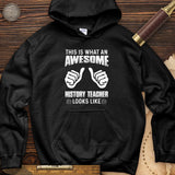 Awesome History Teacher Hoodie
