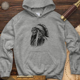 Chief Hollow Horn Bear Hoodie