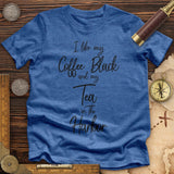 Coffee Black Premium Quality Tee