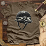 D-Day Helmet Premium Quality Tee