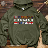 English Flags 2 Hoodie
