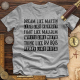 Fight Think Rebel High Quality Tee