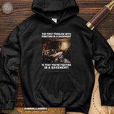 Fighting in a Basement Hoodie