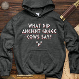 Greek Cows Hoodie