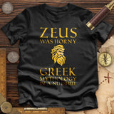 Greek Mythology In a Nut Shell Premium Quality Tee