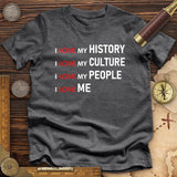History Culture People Premium Quality Tee