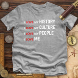 History Culture People Premium Quality Tee