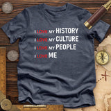 History Culture People Premium Quality Tee