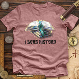 I Love History Premium Quality Tee
