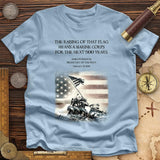 Iwo Jima Flag Premium Quality Tee