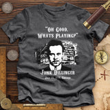 John Dillinger Let's Go To Movies Premium Quality Tee