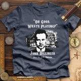 John Dillinger Let's Go To Movies Premium Quality Tee