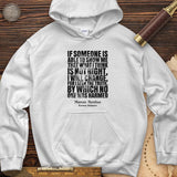 Marcus Aurelius Quote Hoodie