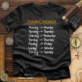 Nordic Gods Days Of The Week T-Shirt