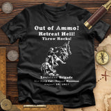 Out Of Ammo Throw Rocks T-Shirt