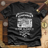 Remember The Alamo 1836 Premium Quality Tee