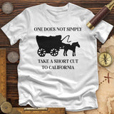 Shortcut To California Premium Quality Tee