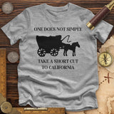 Shortcut To California Premium Quality Tee