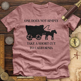 Shortcut To California Premium Quality Tee