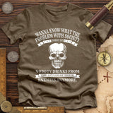 Skulls Of Their Enemies Premium Quality Tee