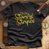 Stars And Stripes Premium Quality Tee