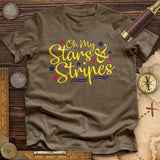 Stars And Stripes Premium Quality Tee